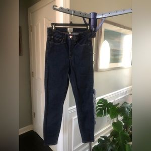 J. Crew Womens 9” rise toothpick denim, size 27